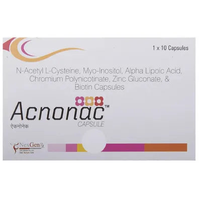 Acnonac Tablet with Zinc, ALA & Biotin - Nibasu 