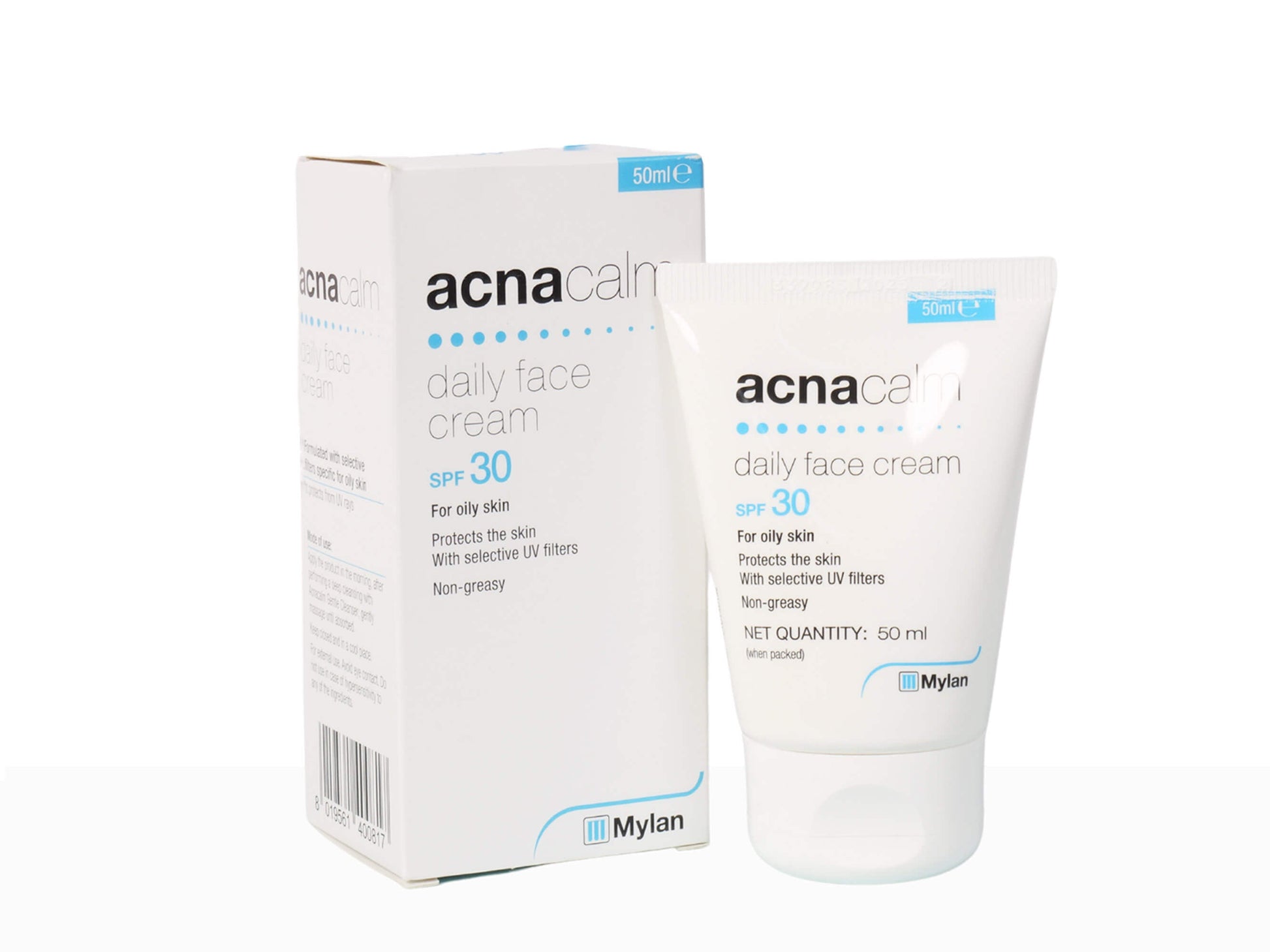Acnacalm Daily Face Cream SPF 30 - Nibasu